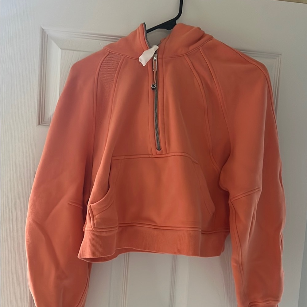 Orange Half-Zip Hoodie lululemon